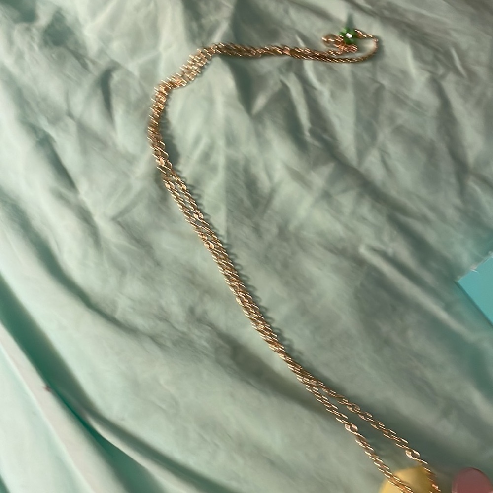 Betsey Johnson Easter bunny fairy necklace nwt - Picture 5 of 5